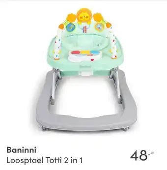 Baby & Tiener Baninni Loosptoel Totti 2 in 1 aanbieding