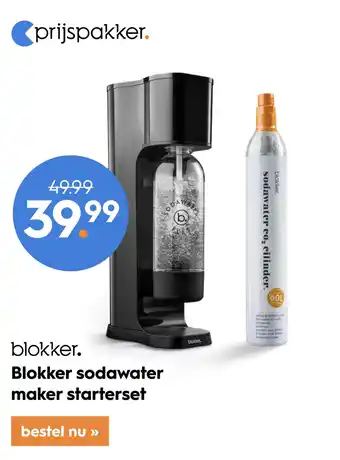 Blokker Blokker sodawater maker starterset aanbieding