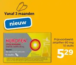 Trekpleister Nurofen Zetpillen aanbieding