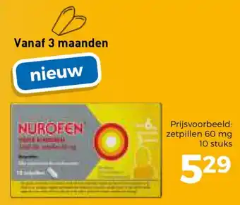 Trekpleister Nurofen Zetpillen aanbieding