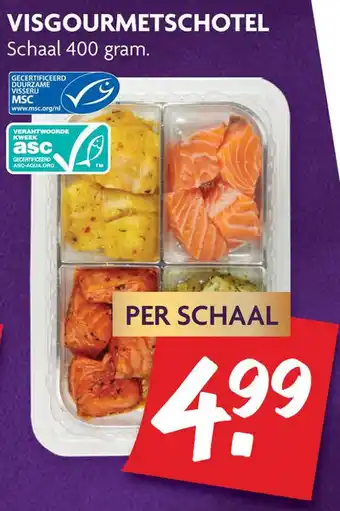 Dekamarkt Visgourmetschotel aanbieding