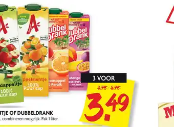 Dekamarkt Appelsientje Of Dubbeldrank aanbieding