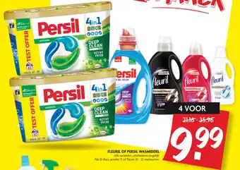 Dekamarkt Fleuril Of Persil Wasmiddel aanbieding