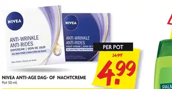 Dekamarkt Nivea Anti-Age Dag- Of Nachtcreme aanbieding