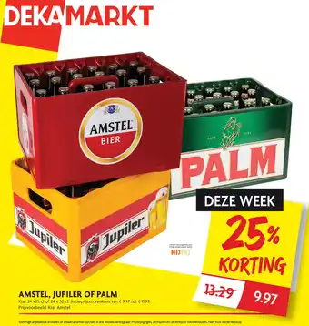 Dekamarkt Amstel, Jupiler Of Palm aanbieding