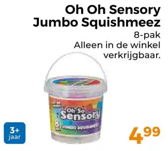 Trekpleister Oh Oh Sensory Jumbo Squishmeez aanbieding