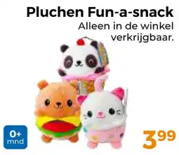 Trekpleister Pluchen Fun a snack aanbieding