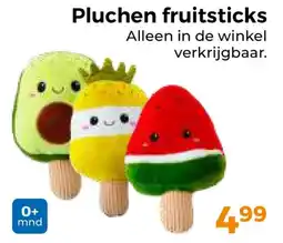 Trekpleister Pluchen fruitsticks aanbieding