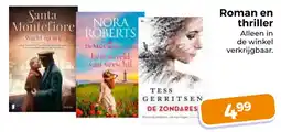 Trekpleister Roman en thriller aanbieding