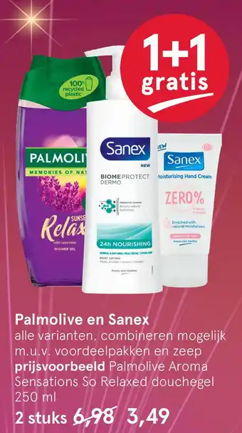 Etos Palmolive en Sanex aanbieding