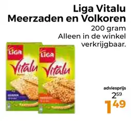 Trekpleister Liga Vitalu Meerzaden en Volkoren aanbieding