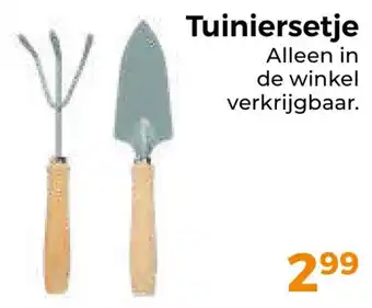 Trekpleister Tuiniersetje aanbieding