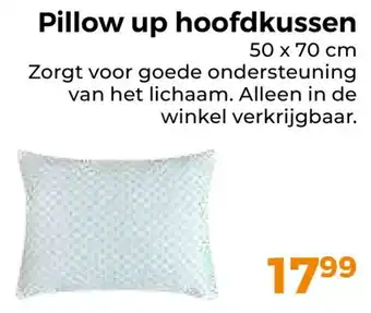 Trekpleister Pillow up hoofdkussen aanbieding