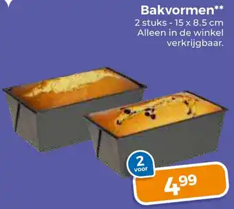 Trekpleister Bakvormen aanbieding