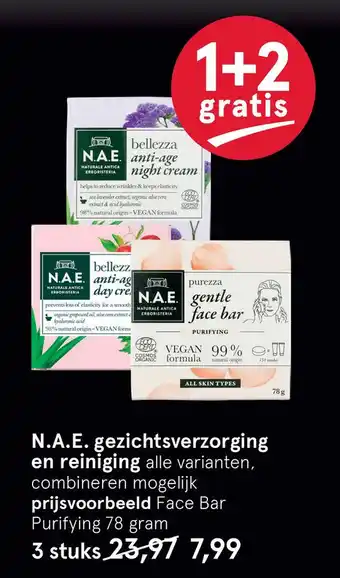 Etos N.A.E. gezichtsverzorging en reiniging aanbieding