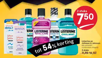 Etos Listerine en Johnson & Johnson aanbieding