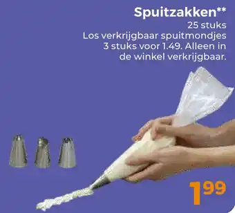 Trekpleister Spuitzakken aanbieding