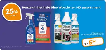 Trekpleister Blue Wonder en HG aanbieding