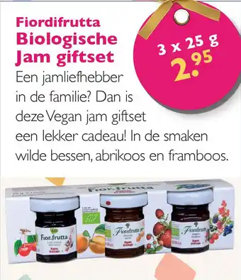 Gezond & Wel Fiordifrutta Biologische Jam giftset aanbieding