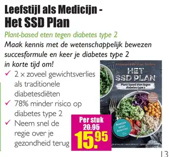 Gezond & Wel Leefstijl als Medicijn - Het SSD Plan aanbieding