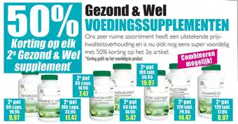 Gezond & Wel Gezond & Wel Voedingssupplementen aanbieding