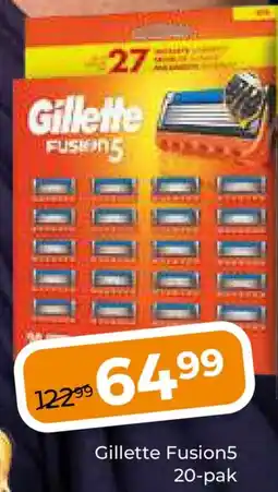 Trekpleister Gillette Fusion5 aanbieding