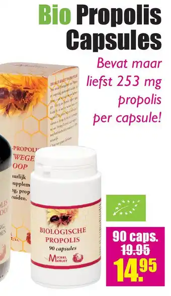 Gezond & Wel Bio Propolis Capsules aanbieding