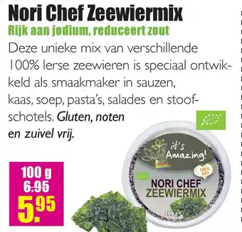 Gezond & Wel Nori Chef Zeewiermix aanbieding