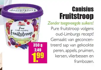 Gezond & Wel Canisius Fruitstroop aanbieding