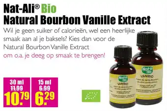 Gezond & Wel Nat-Ali® Bio Natural Bourbon Vanille Extract aanbieding