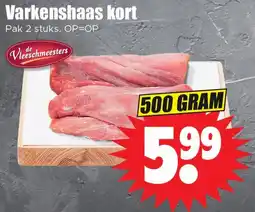 Dirk Varkenshaas kort aanbieding