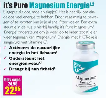 Gezond & Wel It's Pure Magnesium Energie1.2 aanbieding