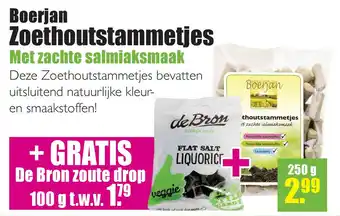 Gezond & Wel Boerjan Zoethoutstammetjes aanbieding