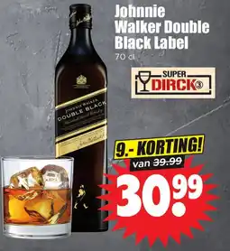 Dirk Johnnie Walker Double Black Label aanbieding