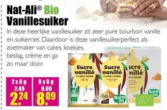 Gezond & Wel Nat-Ali i® Bio Vanillesuiker aanbieding