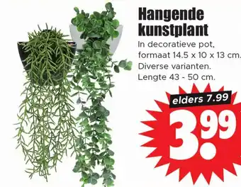 Dirk Hangende kunstplant aanbieding