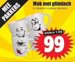 Dirk Mok met glimlach aanbieding