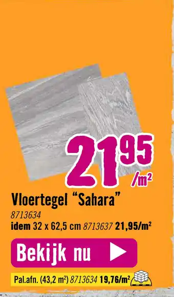 Hornbach Vloertegel “Sahara aanbieding