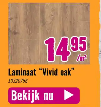 Hornbach Laminaat “Vivid oak aanbieding