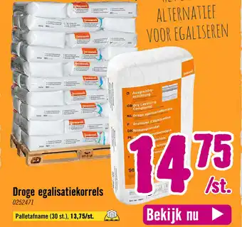 Hornbach Droge egalisatiekorrels aanbieding