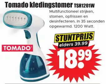 Dirk Tomado kledingstomer TSH1201W aanbieding