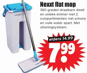 Dirk Nexxt flat mop aanbieding