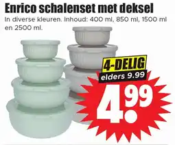 Dirk Enrico schalenset met deksel aanbieding