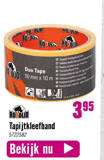 Hornbach Tapijtkleefband aanbieding