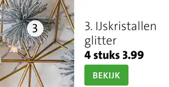 Intratuin IJskristallen glitter aanbieding