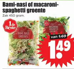 Dirk Bami nasi of macaroni spaghetti groente aanbieding