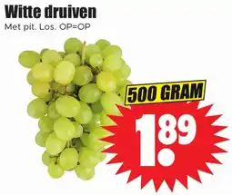 Dirk Witte druiven aanbieding