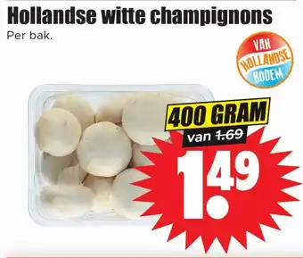 Dirk Hollandse witte champignons aanbieding