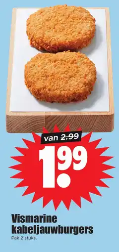 Dirk Vismarine kabeljauwburgers aanbieding