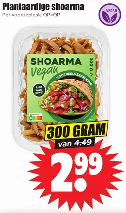 Dirk Plantaardige shoarma aanbieding